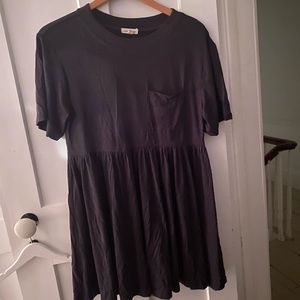 Urban Outfitters Charcoal Swishy Dress